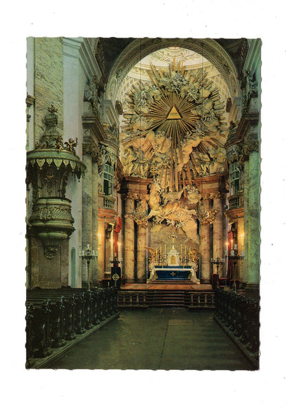 Ansichtskarte Wien / Pfarrkirche St. Karl / Österreich