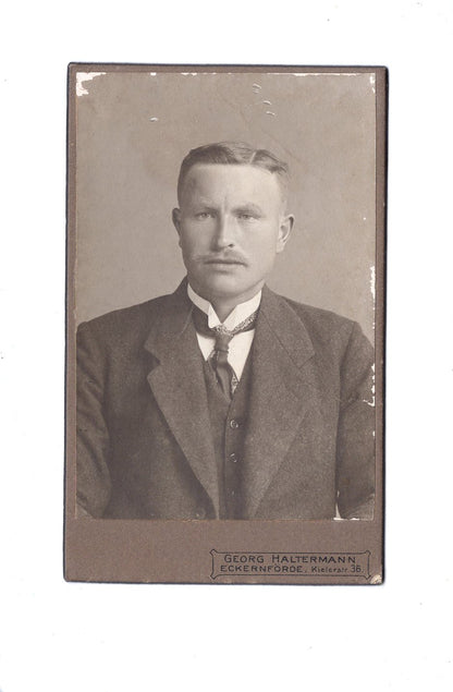 Fotografie Herrenportrait - Eckernförde um 1910