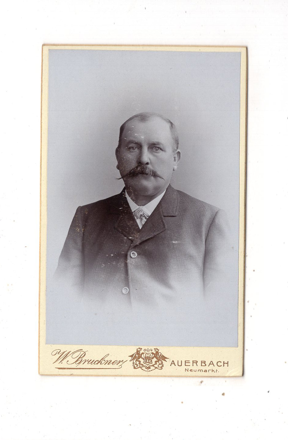 Fotografie Herrenportrait - Auerbach 1890er