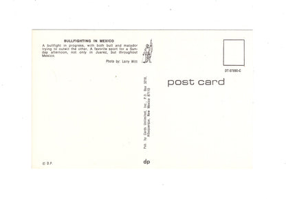 Ansichtskarte Bullfighting in Mexico / Mexiko