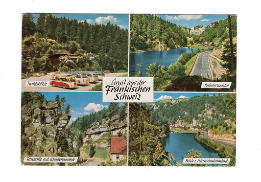 Ansichtskarte Fränkische Schweiz / Teufelshöhle / Weihersbachtal +++