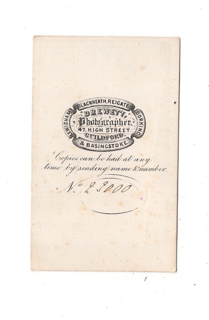 Fotografie Feine Dame - Guildford 1860er / CDV L1-34