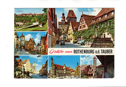 Ansichtskarte Rothenburg ob der Tauber