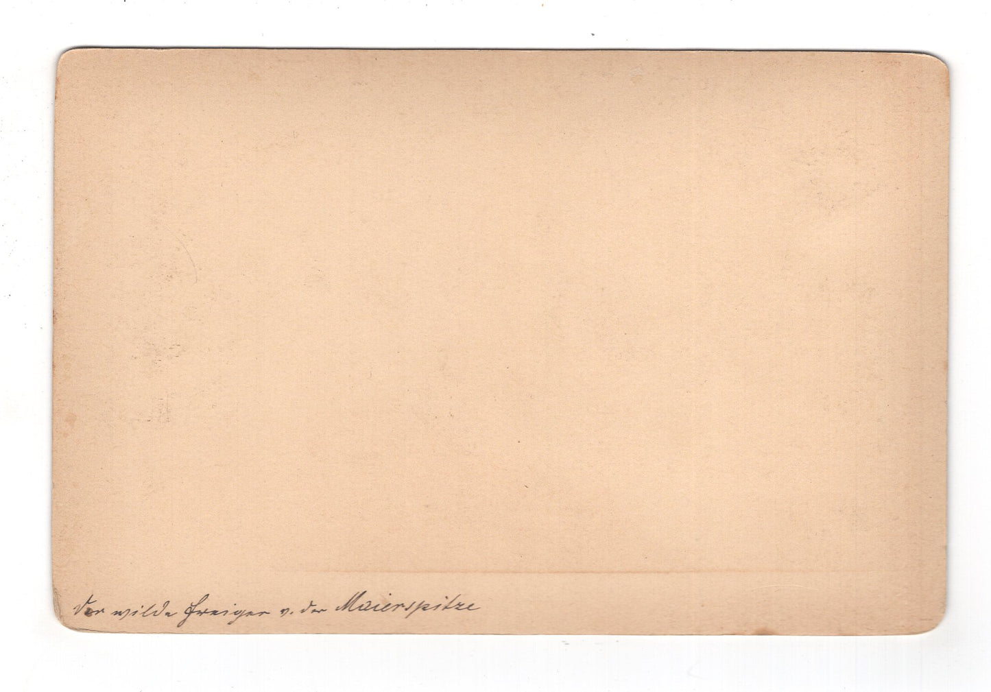 Fotografie Wilder Freiger von der Mairspitze / Österreich - um 1880 / CAB U-36