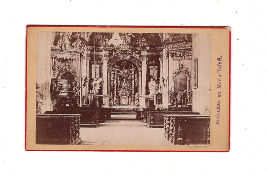 Fotografie Wallfahrtskirche Maria Taferl / Österreich - 1870er