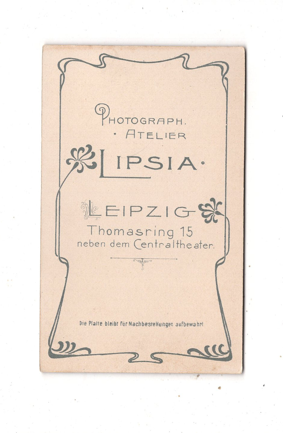 Fotografie Niedliches kleines Mädchen - Leipzig 1890er