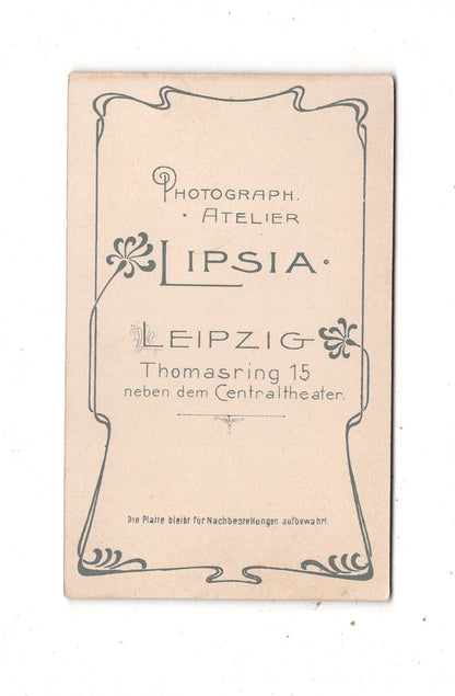 Fotografie Niedliches kleines Mädchen - Leipzig 1890er