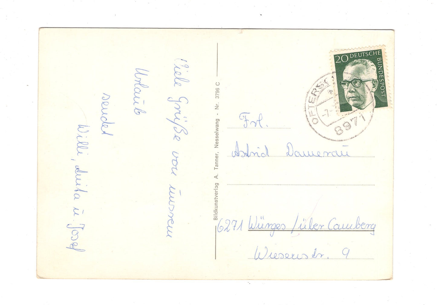 Ansichtskarte Ofterschwang im Allgäu / I1-62