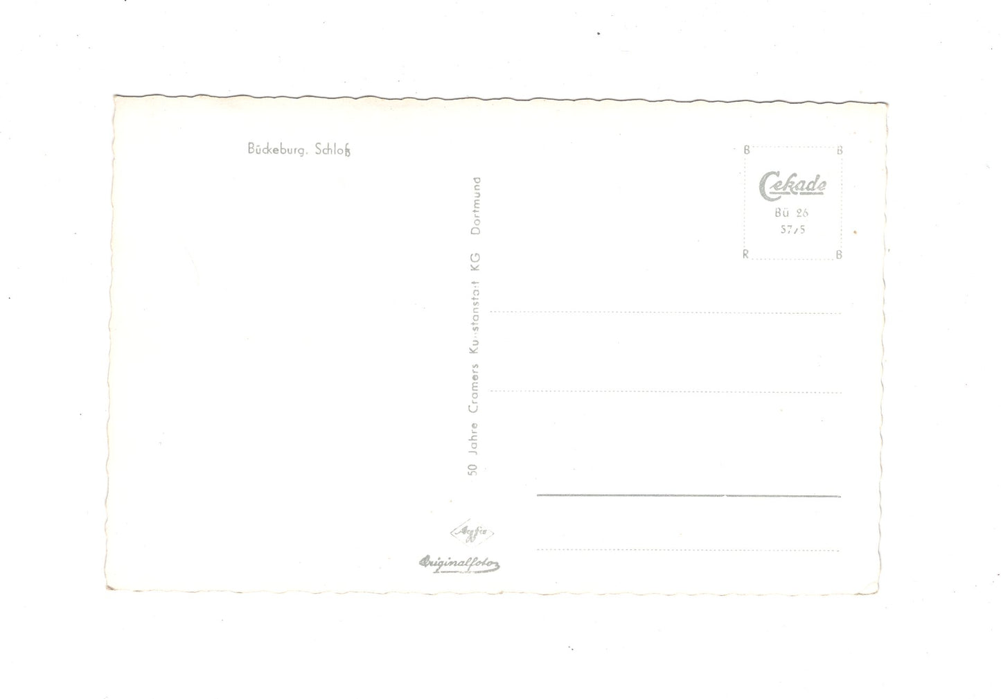 Ansichtskarte Bückeburg / Schloss