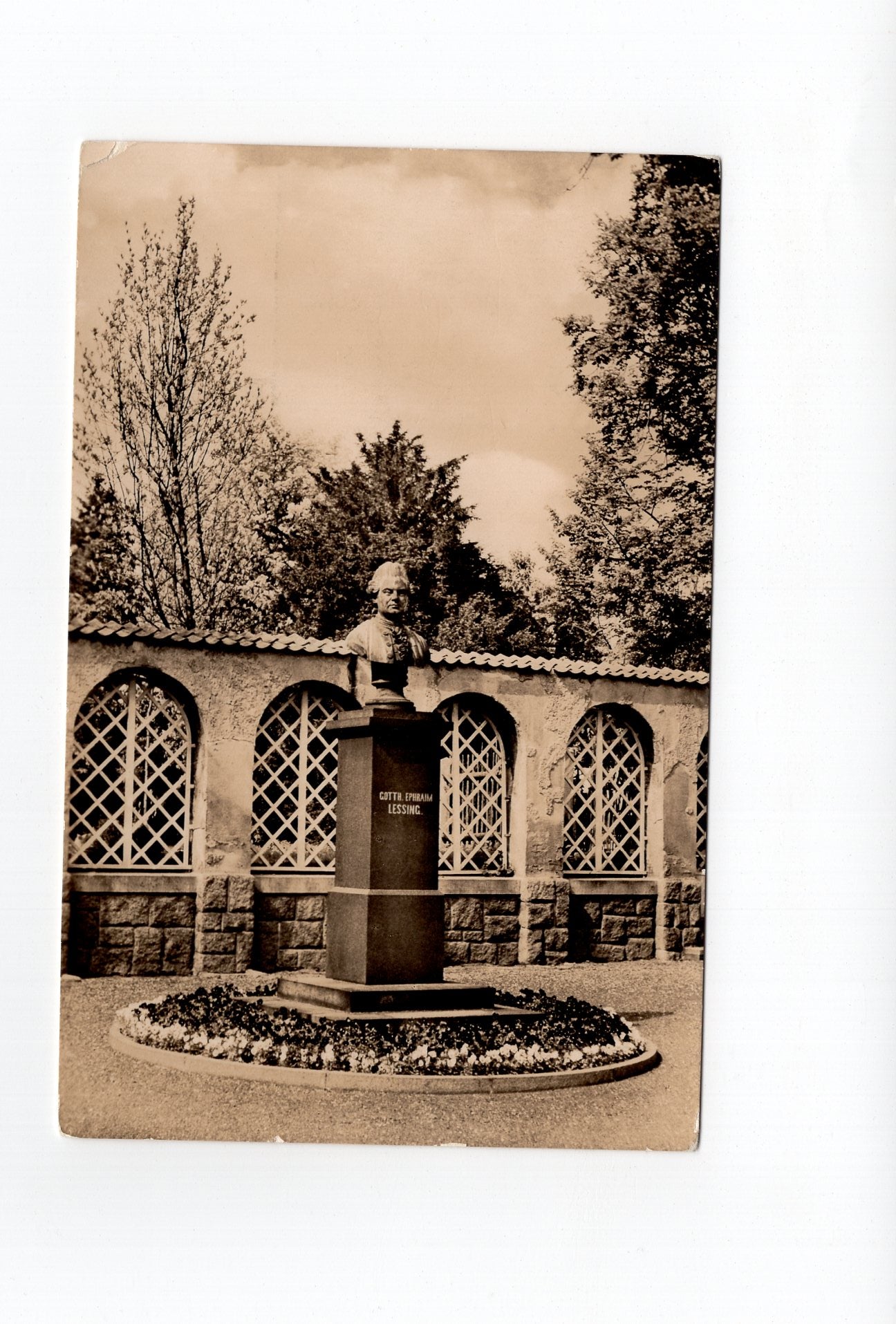 Ansichtskarte Kamenz / Lessingdenkmal
