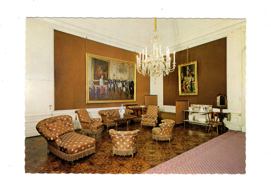 Ansichtskarte Wien / Schloss Schönbrunn / Sterbezimmer Kaiser Franz Joseph I. / Österreich