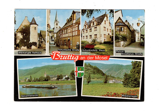 Ansichtskarte Bruttig an der Mosel