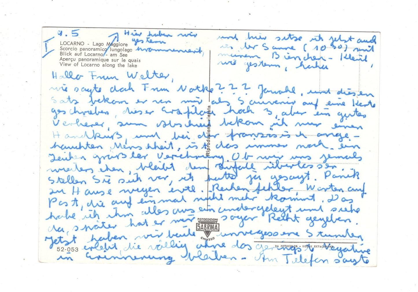 Ansichtskarte Locarno / Lago Maggiore / Schweiz