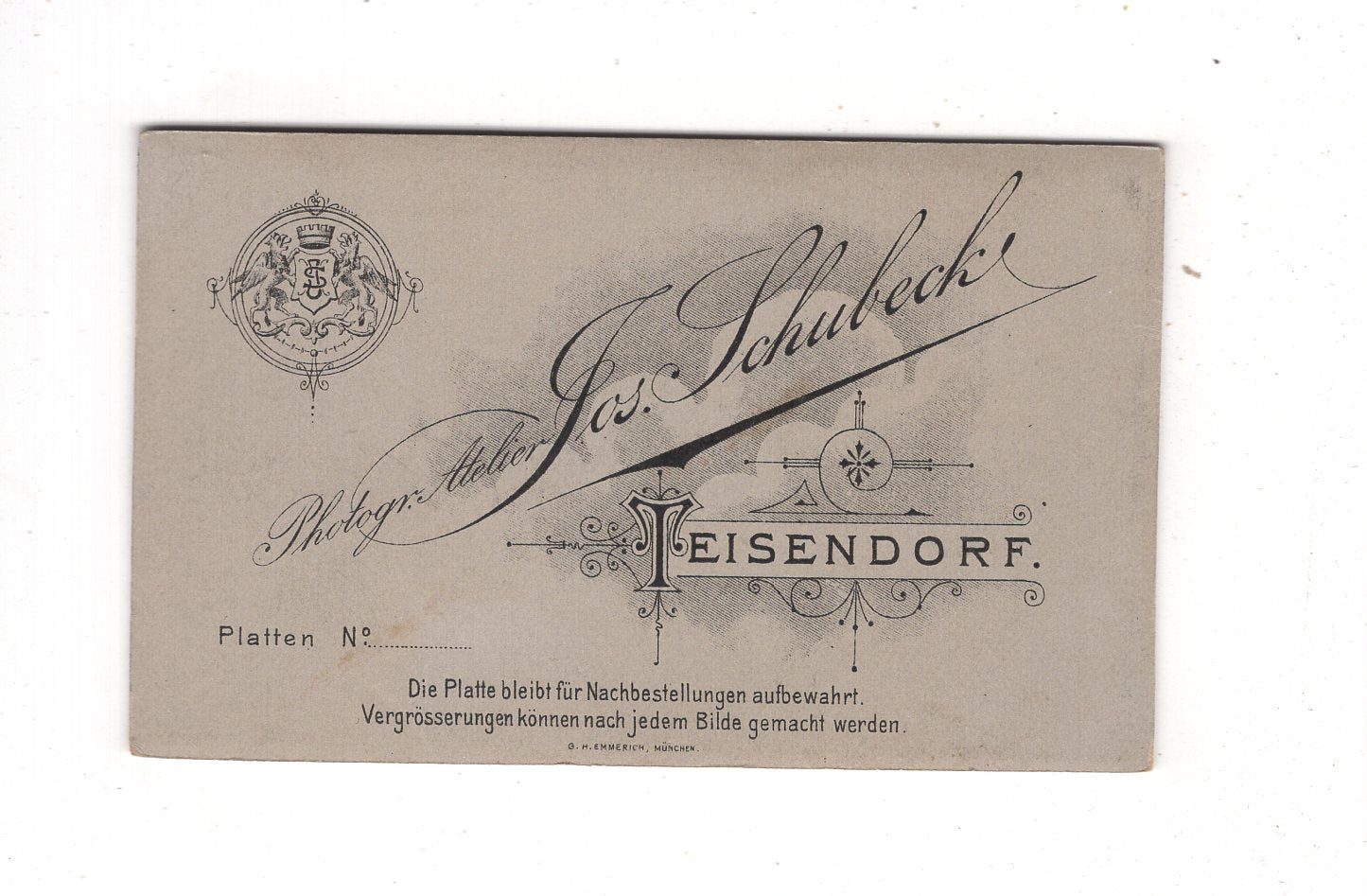 Fotografie Niedlicher kleiner Junge in Tracht - Teisendorf 1900er / CDV M1-16