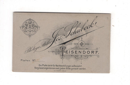 Fotografie Niedlicher kleiner Junge in Tracht - Teisendorf 1900er / CDV M1-16