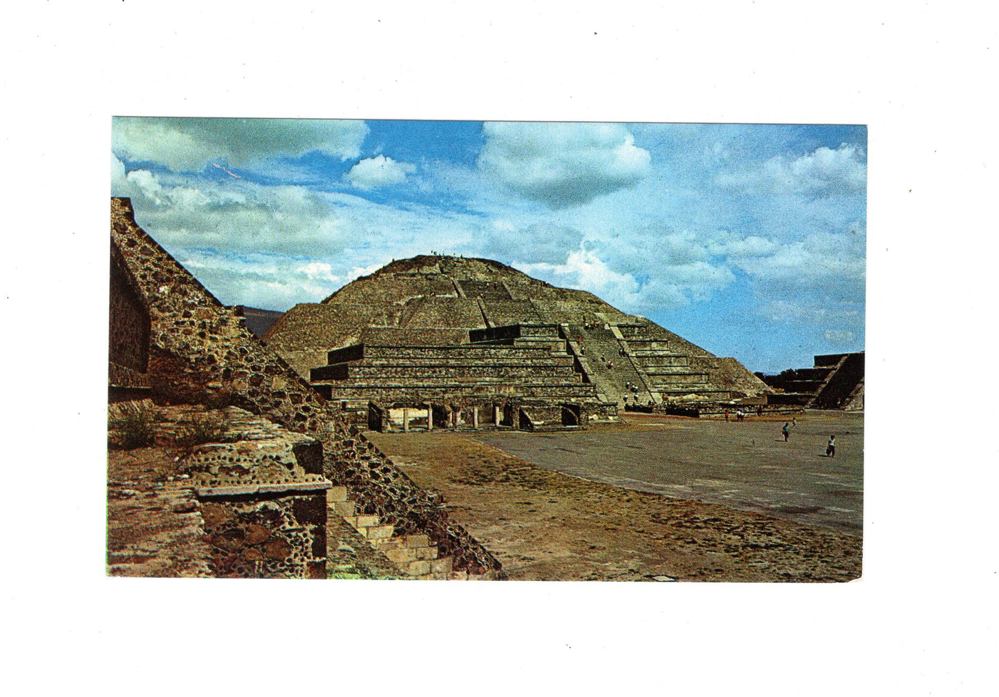 Ansichtskarte Teotihuacan / Plaza y Piramide de la Luna / Mexiko