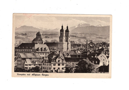 Ansichtskarte Kempten mit Allgäuer Bergen / M1-55