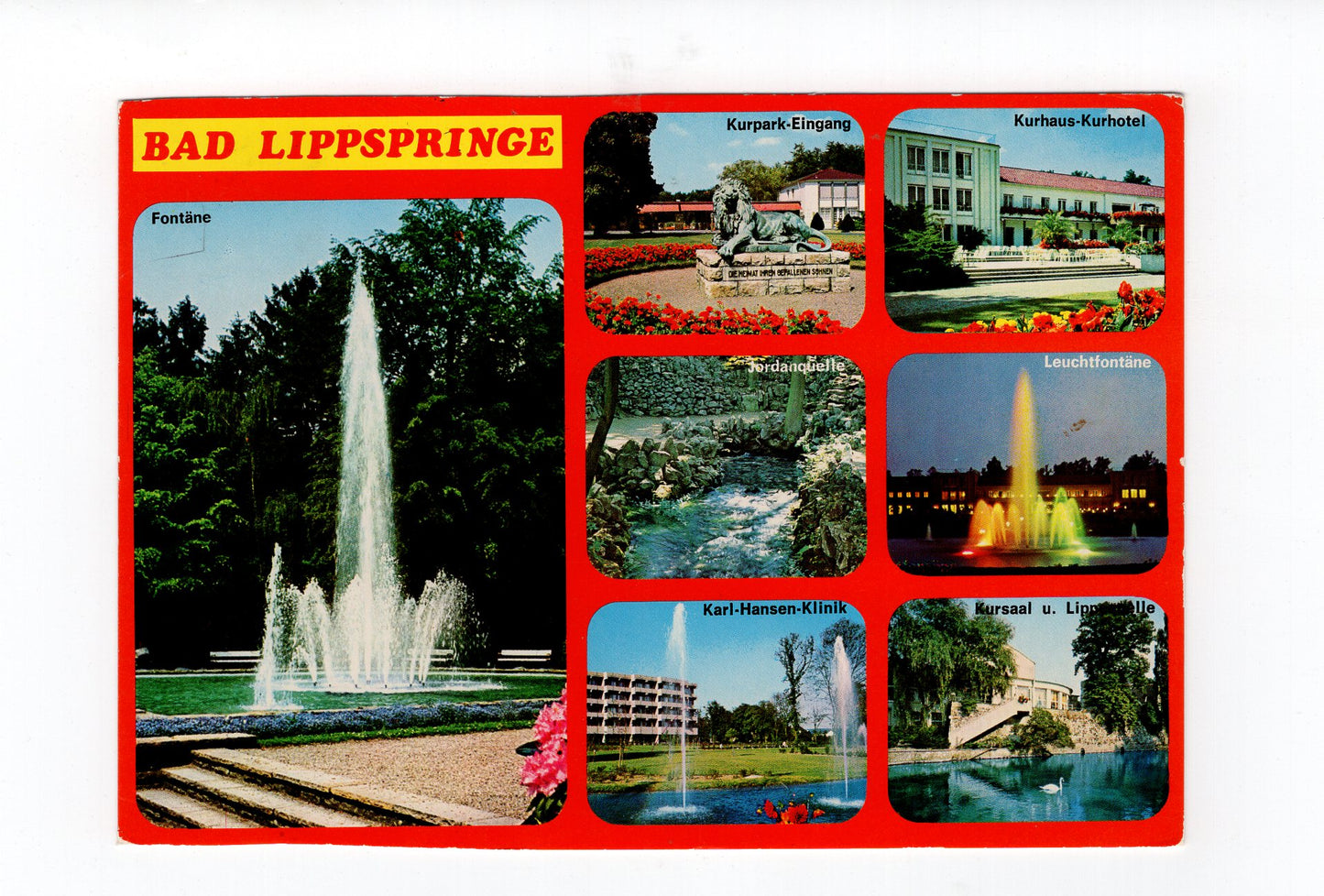 Ansichtskarte Bad Lippspringe / Kurhaus-Kurhotel +++