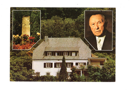Ansichtskarte Bad Honnef-Rhöndorf / Wohnhaus Dr. Konrad Adenauer / H1-63