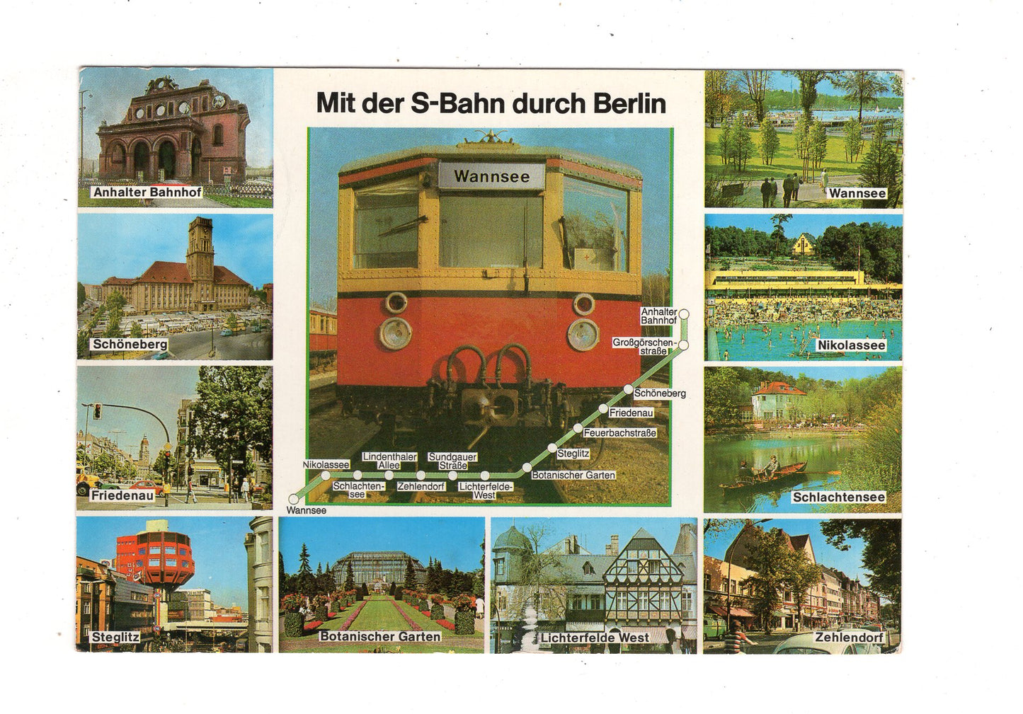Ansichtskarte Mit der S-Bahn durch Berlin / K1-50