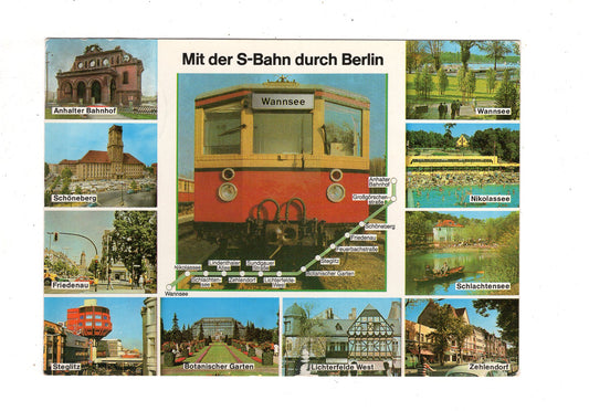 Ansichtskarte Mit der S-Bahn durch Berlin / K1-50