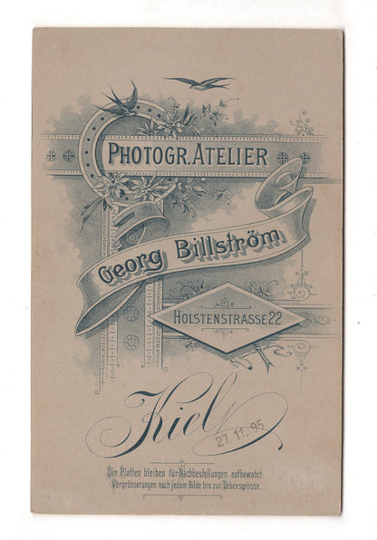 Fotografie Feines Paar - Kiel 1890er / CAB X-21