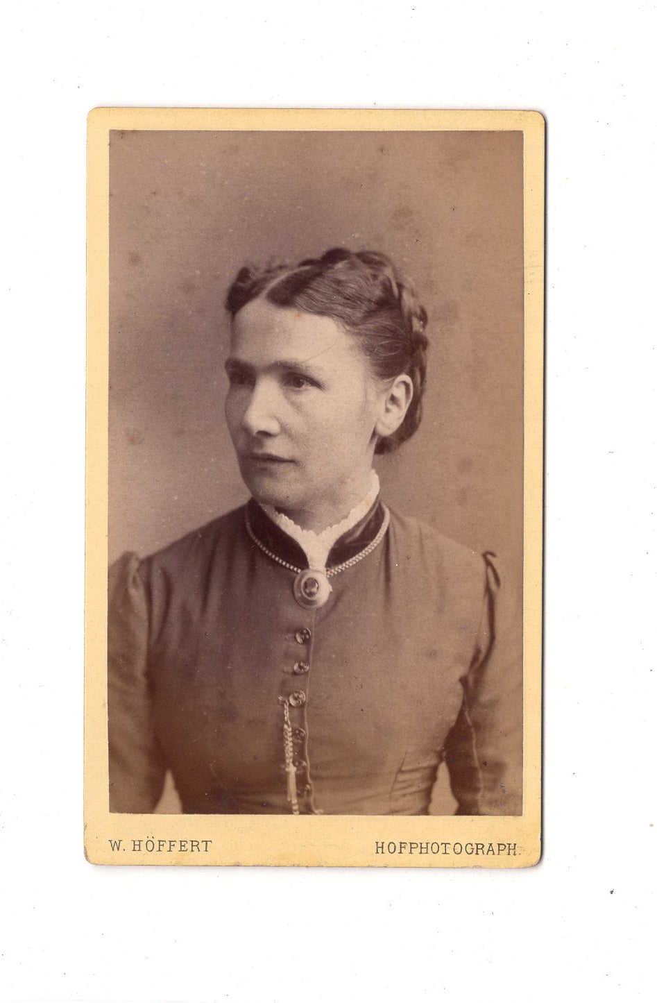 Fotografie Damenportrait - Hannover 1880er / CDV C1-13