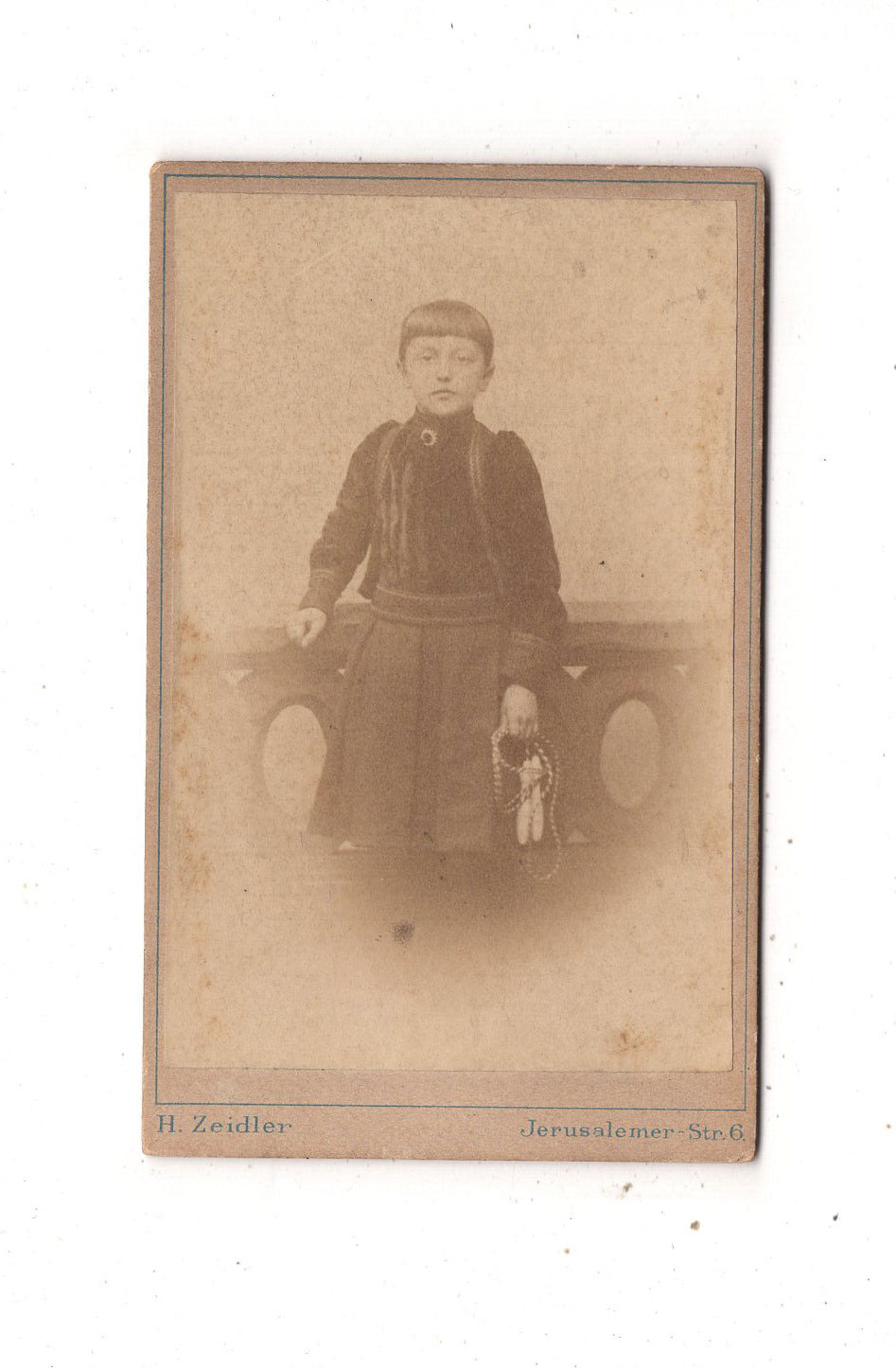 Fotografie Niedliches kleines Mädchen - Berlin 1890er