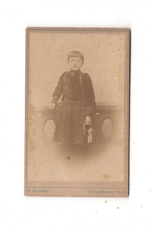 Fotografie Niedliches kleines Mädchen - Berlin 1890er