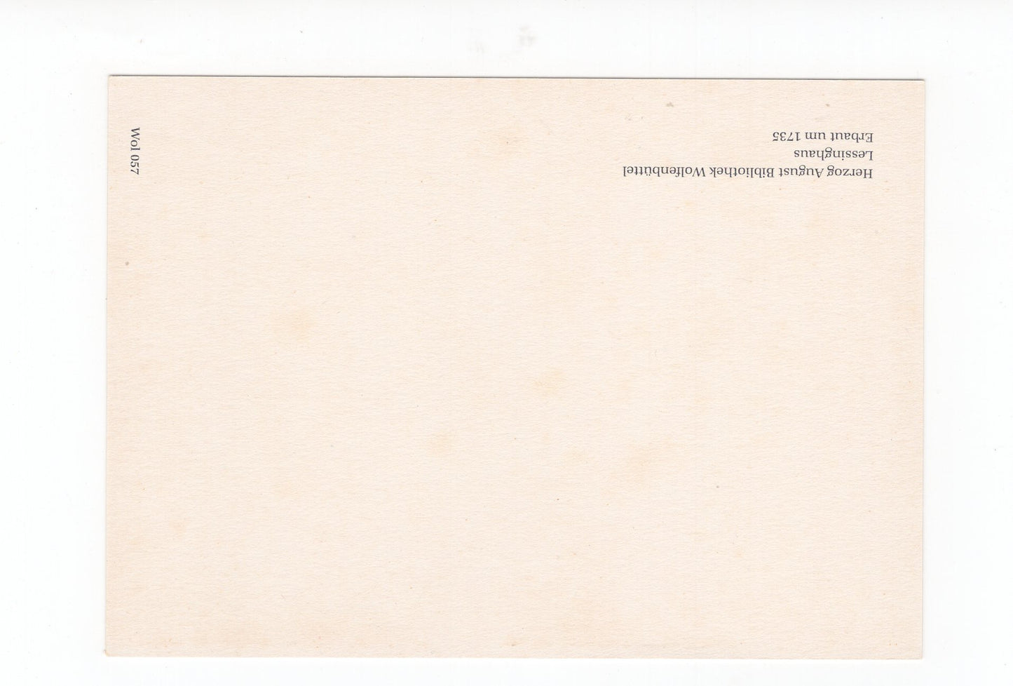 Ansichtskarte Herzog August Bibliothek Wolfenbüttel / Lessinghaus