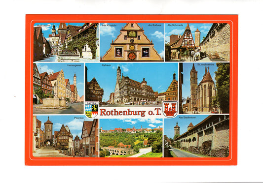 Ansichtskarte Rothenburg ob der Tauber