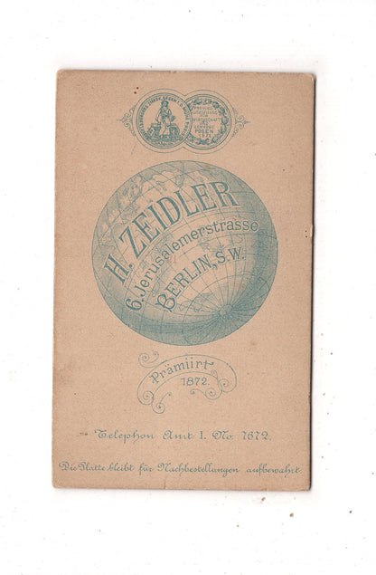Fotografie Niedliches kleines Mädchen - Berlin 1890er