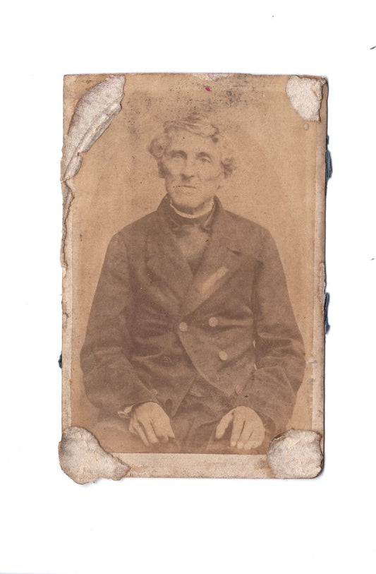 Fotografie Älterer Herr - unbekannter Ort 1870er