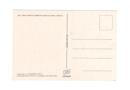 Ansichtskarte Suray Mandir Darjeeling / Indien