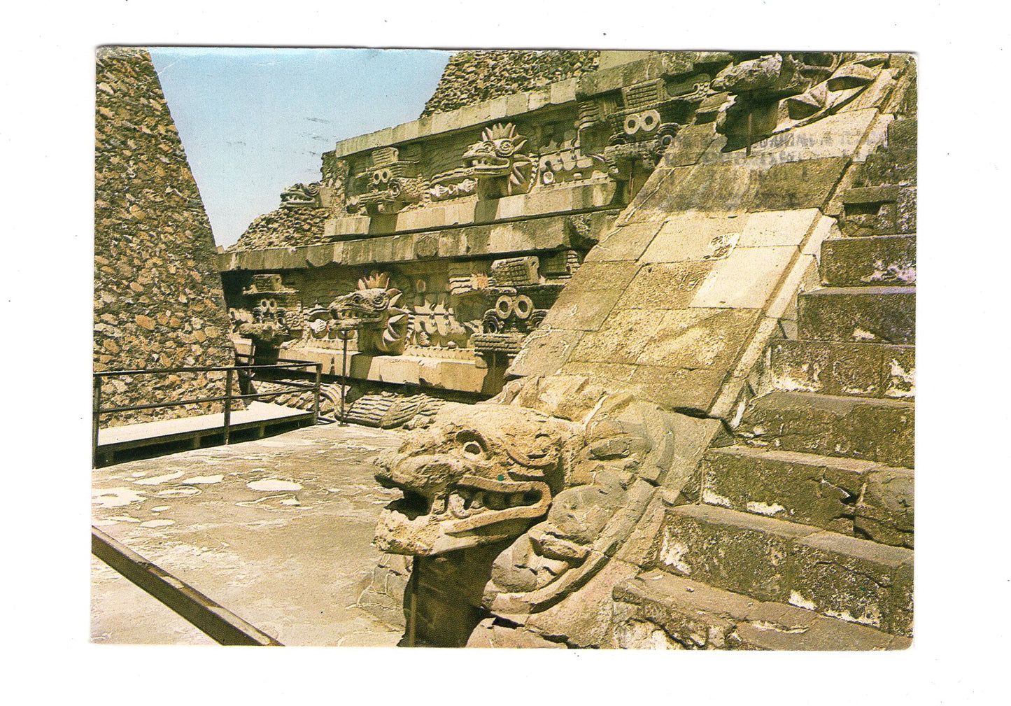 Ansichtskarte Teotihuacan / Templo de Quetzalcoatl / Mexiko