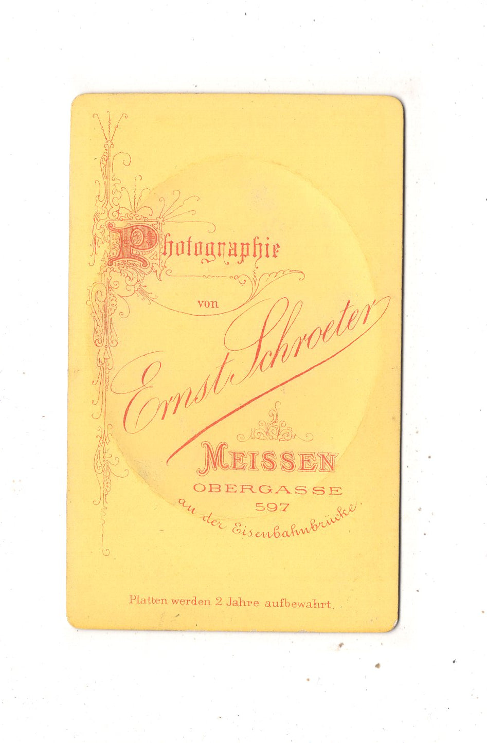Fotografie Herrenportrait - Meißen 1870er
