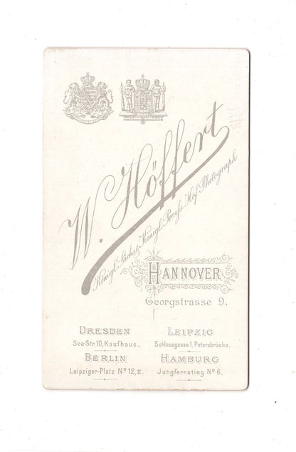 Fotografie Damenportrait - Hannover 1880er / CDV C1-13