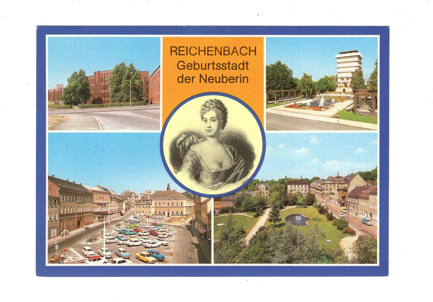 Ansichtskarte Reichenbach / Geburtsstadt der Neuberin / H1-63
