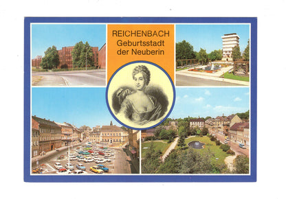 Ansichtskarte Reichenbach / Geburtsstadt der Neuberin / H1-63