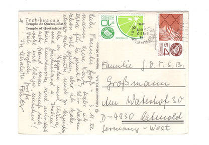 Ansichtskarte Teotihuacan / Templo de Quetzalcoatl / Mexiko