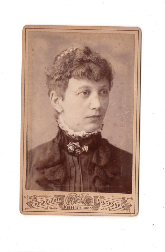 Fotografie Damenportrait - Hildesheim 1880er / CDV C1-13