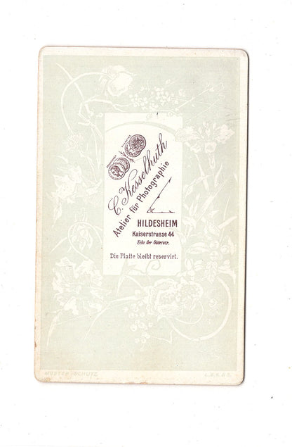 Fotografie Damenportrait - Hildesheim 1880er / CDV C1-13