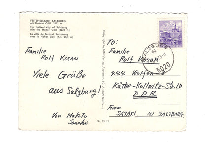 Ansichtskarte Salzburg / Österreich