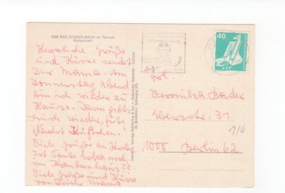 Ansichtskarte Bad Schwalbach im Taunus / Kurkonzert