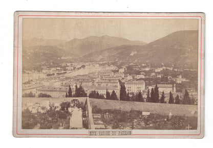 Fotografie Nice Nizza / Vallèe du Paillon / Frankreich - um 1880 / CAB U-36
