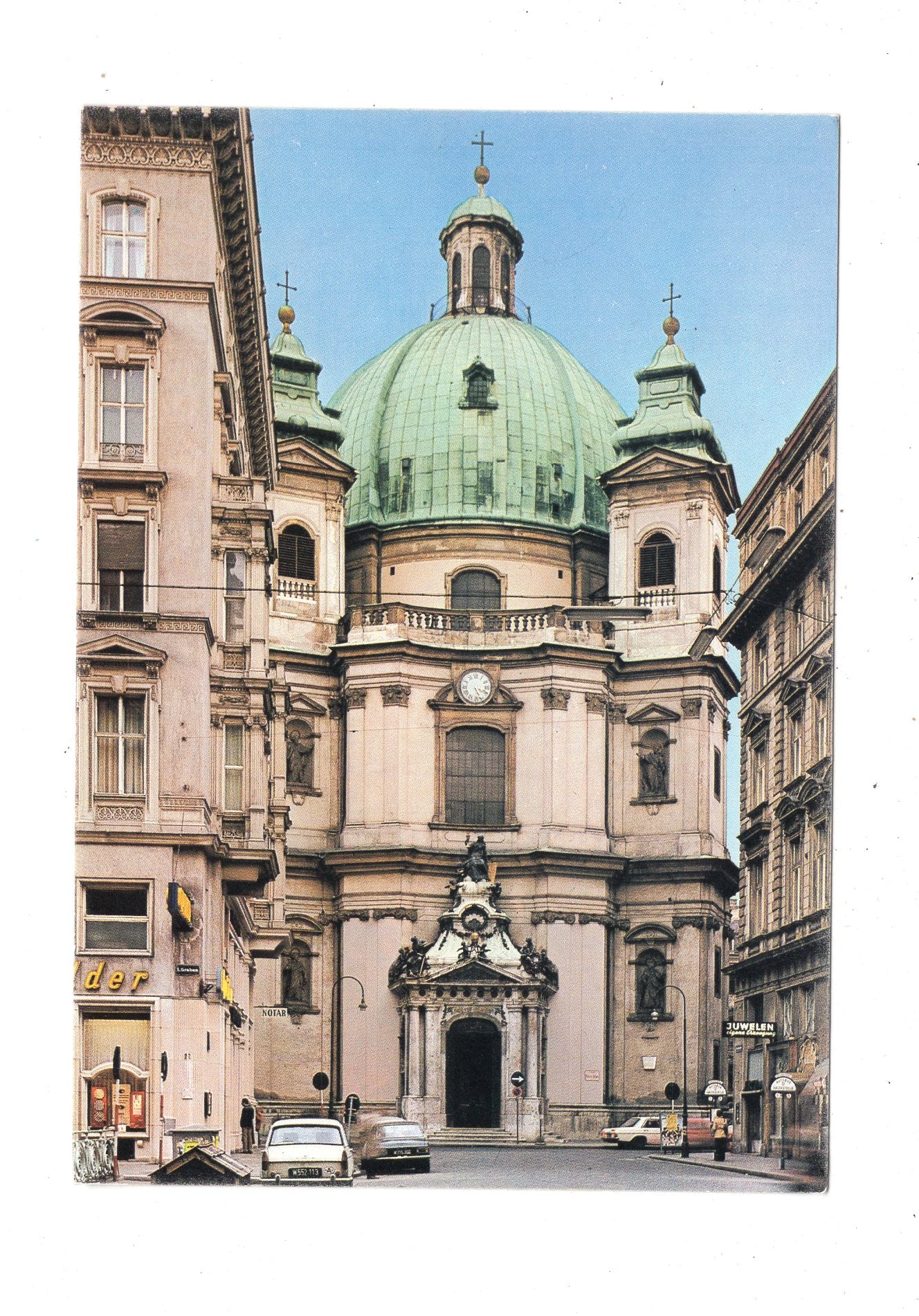 Ansichtskarte Wien / Peterskirche / Österreich