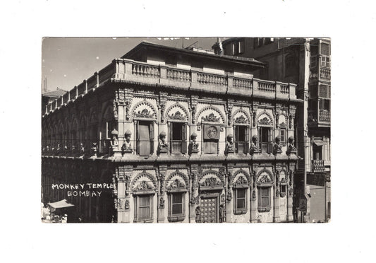 Ansichtskarte Bombay / Monkey Temple / Indien