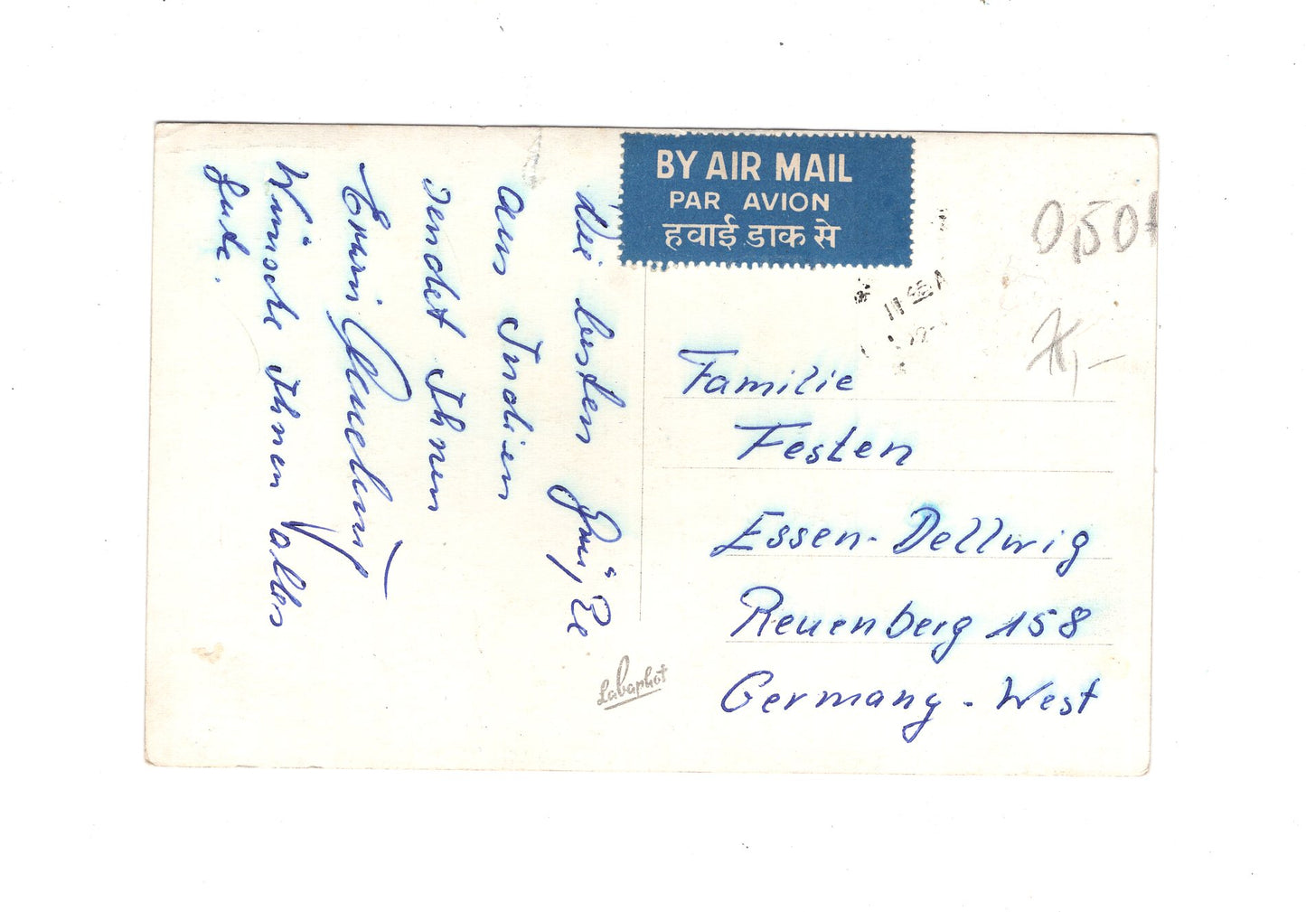 Ansichtskarte Bombay / Monkey Temple / Indien