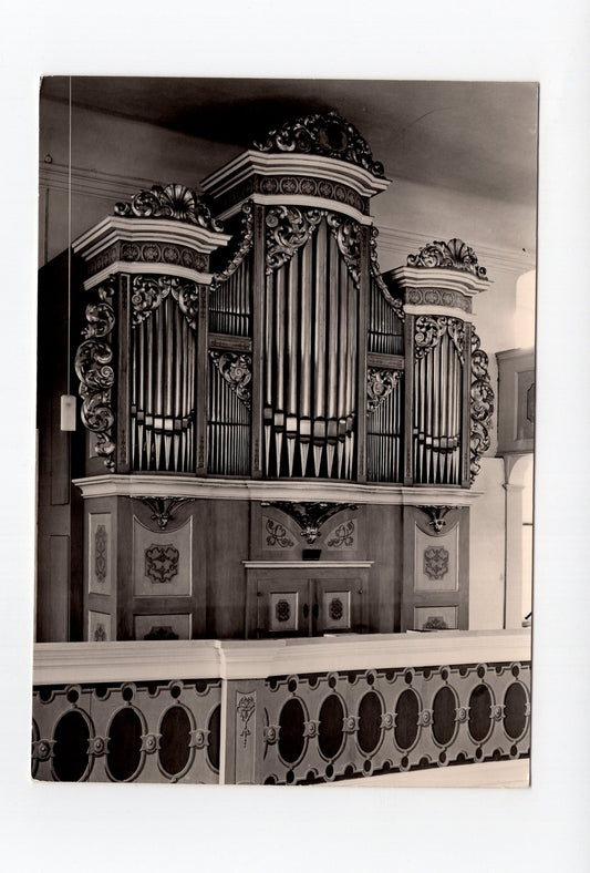 Ansichtskarte Großhartmannsdorf / Kirche / Silbermannorgel