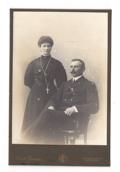 Fotografie Feines Paar - Kopenhagen 1900er / CAB X-22